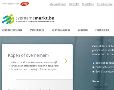 Overnamemarkt.be
